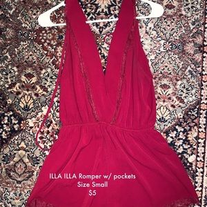 ILLA ILLA Other - Romper w/ pockets! ILLA ILLA Other - Romper w/ pockets!